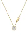 Michael Kors Damen Collier Silber 925 Gold weiß Zirkonia 45 cm MKC1208AN710