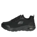 Skechers Damen Arch Fit Sr Sneakers, Black Textile Synthetic, 39 EU