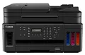 Canon PIXMA G7050 MegaTank Tintenstrahldrucker Multifunktionssystem mit nachfüllbaren Tintenbehältern (Drucken, Scannen, Kopieren, Faxen, DIN A4, WLAN, LAN, Duplexdruck, LC-Display), schwarz