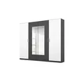 Kleiderschrank  Borneo ¦ grau ¦ Maße (cm): B: 226 H: 210 T: 54.0