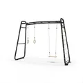 EXIT GetSet Monkeybar MB210, Monkey Bar Klettergerüst für Draußen, Spielgerät für Kinder, Schwarz