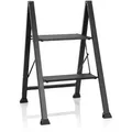Klapptritt Solid W5 Aluminium Schwarz 2 Stufen Hjh Office