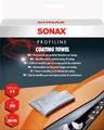 SONAX Coating Towel (6 Stück) weiches Mikrofasertuch zur sanften Entfernung von Politur- oder Versiegelungsrückständen Art-Nr. 04511000 Weiß
