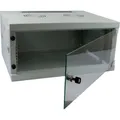 Allnet 19 Wandgehäuse 6HE B541 / T445mm 1-teilig *lichtgrau* SMQ-Serie (6 HE, 19 Zoll Rack) (ALL-SMQ5406GRAU)