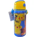 Pokemon Pikachu Wasserflasche Aluminium 600ml con cannuccia Kinder N / Thermal