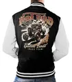 Gasoline Bandit Rockabilly Baseball College Jacke - Hot Rod Race Team
