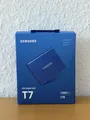 Samsung Portable SSD T7 USB 3.2 Gen 2 - 1 TB  1.050 MB/s Lesen MU-PC1T0H/WW Blau