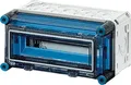 HENSEL Automatengehäuse Mi 1117 | Kleinverteiler Aufputz 1-reihig 12TE | IP65 | Polycarbonat | Transparent | RAL7035