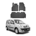 OMAC Gummi Fußmatten kompatibel mit Renault Kangoo 2007-2021 Automatten Gummi Schwarz 4tlg