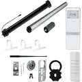 Komplett-Set | PR5 20/15-60 inkl. Funk Timer Exquisit Handsender | 20Nm = Zugkraft bis 50Kg | 60mm Achtkant Welle | Wellenlänge 200 | Rolladenmoto...