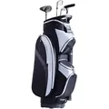 VEVOR Golf-Cart-Tasche mit 14-Wege-Organizer-Unterteilung oben, 36-Zoll-Cart-Tasche aus Premium-Nylon mit mehreren Taschen, langlebige Golftaschen mit Griffen, Staubschutzhülle und abnehmbaren Riemen für Männer und Frauen, schwarzes Farbblockdesign