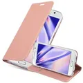 Cadorabo Handyhülle für Samsung Galaxy S6 Schutz Hülle in Rosa Cover Etui Book Case Booklet