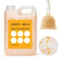 wisedry 2.2KG[5 LBS] Silikagel Perlen Wiederverwendbare mit Farbe indikator Wiederaufladbar Kieselgel Trockenmittel Bulk mit 10 PC-Organza-Drawstring-Beuteln