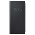 Samsung LED View Smartphone Cover EF-NG996 für Galaxy S21+ 5G Handy-Hülle, LED-Anzeige, Kartenhalterung, Schwarz