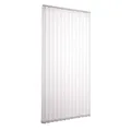 Ventanara® Lamellenvorhang weiß Vertikaljalousie 89mm inklusive Montagematerial 125 x 180 cm