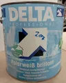 11,96€/L Delta Polarweiß brillant Weißlack WEISS Hochglanz 2,5 L Rost (S207)