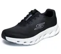 Skechers Go Walk Glide-Step 2.0 Vic-Sneaker für Herren, Schwarzer, weißer Rand, 41.5 EU