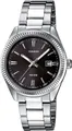 Casio Armbanduhr Damen Edelstahl Schwarzes Zifferblatt LTP-1302PD-1A1V