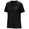 Arc'teryx - Women's Kragg SL Cotton Emblem Crew S/S - T-Shirt Gr M schwarz