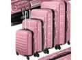 KESSER® 4tlg. Hartschalenkofferset Hartschalenkoffer Reisekoffer Set Reisekofferset Trolley Koffer Inkl. Kofferwaage + Gepäckanhänger Rollkoffer Schloss 4 Rollen ABS-Hartschale Teleskopgriff S-M-L-XL