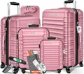 KESSER Kofferset, 4 Rollen, (4 tlg), 4tlg. Hartschalenkofferset Hartschalenkoffer Reisekoffer Set
