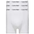 Calvin Klein Herren 3er Pack Boxershorts Trunks Unterwäsche, Weiß (White), L