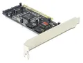 DeLock PCI Karte > 4 x intern SATA mit RAID