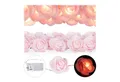 relaxdays Lichterkette 2x Rosen Lichterkette rosa