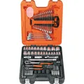 Bahco 1/4"- und 1/2"-Steckschlüssel-Satz inklusive Ring-Maulschlüsseln - 92-teilig (1/2") (S87+7)