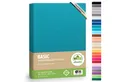 leevitex® Spannbettlaken Jersey aus 100% Baumwolle, für Kinder- & Standardmatratzen, Jersey, Gummizug: rundum, 100% Baumwolle, anschmiegsam & dehnbar, diverse Größen und Farben