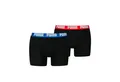 PUMA Boxershorts PUMA MEN EVERYDAY BASIC BOXERS 2P (Packung, 2er Pack) mit Puma Webbund