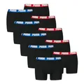 PUMA Herren Boxer Boxershorts Shorts Unterhosen Comfort Stretch 10er Pack, Wäschegröße:XL, Artikel:-008 Black/Blue/red