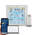 TFA Dostmann WLAN Wetterstation TFA.me ID-08, 35.8105.02, Profi-Wettervorhersage durch wetter.com 5 Tage, Online-Portal, inkl Außensensor Funk, Max-Min-Werte, Warnfunktion, weltweit, weiß
