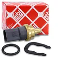 febi bilstein 29318 Kühlmitteltemperatursensor mit Dichtung und Haltefeder, 1 Stück