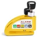Antivol Scheibenbremse Alarm 110db Tourtecs Motorrad Diebstahlschutz Gelb
