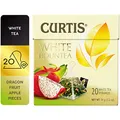 CURTIS WHITE BOUNTEA | Tee mit Drachenfruchtgeschmack | Weißer Blatttee, Apfelstücke, Rosenblätter | 20 Beutel