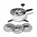 Oxo Good Grips Hand-Gemüse- und Obstreibe 1071478, silber