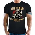GASOLINE BANDIT® T-Shirt für Motorradfahrer und Biker: Heute nur eine ruhige Runde schwarz M