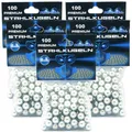 5 x Fritz-Cell 100 Stahlkugeln 8,0 mm BBs zinkbeschichtet, Rundkugeln
