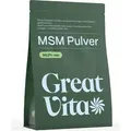 GreatVita MSM Pulver 1000g | 99,9% reines Methylsulfonylmethan, organischer Schwefel