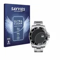 Savvies 6 Stück Schutzfolie für Rolex Submariner (Date) Displayschutz-Folie Ultra-Transparent
