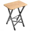 Brunner - Twisty Bamboo - Campingstuhl Gr Oval grau/beige