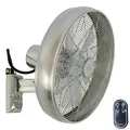 LUCCI AIR 213126EU Breeze Wandventilator mit Fernbedienung, Stahl