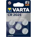 VARTA Lithium Knopfzelle "Electronics" CR2025 5er Pack - Bunt