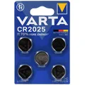 Varta Lithium Knopfzelle CR2025 DL2025 5er Blister 3V  Lithium