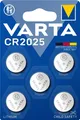 VARTA 06025 101 415  VARTA Lithium Knopfzelle "Electronics", CR2025, 5er Pack