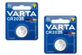 2 xVARTA CR2025 (1er Blister)Lithium Knopfzellen 3V 170mAh VARTA 6025 NEU/OVP