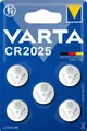 VARTA CR2025 Lithium Knopfzellen – 5er Pack – Langlebige 3V Batterien Blister
