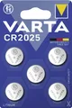 Varta Knopfzellen Batterie CR 2025 Electronics 5-er Pack Lithium
