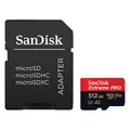 SanDisk Speicherkarte microSDXC-Card Extrem PRO, 512 GB, 1 St.
